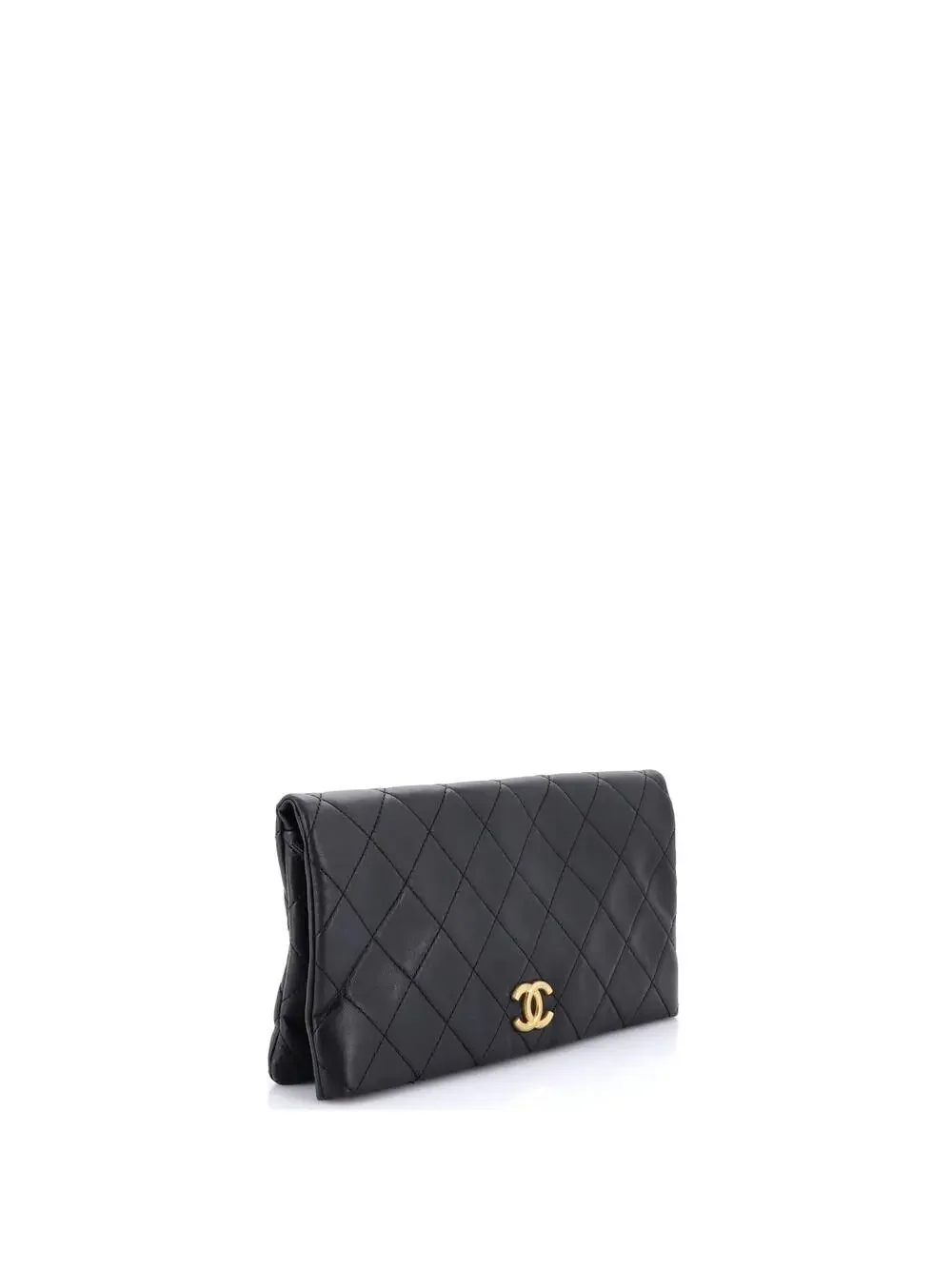 Chanel Cc Foldover Clutch Quilted #254488C30B